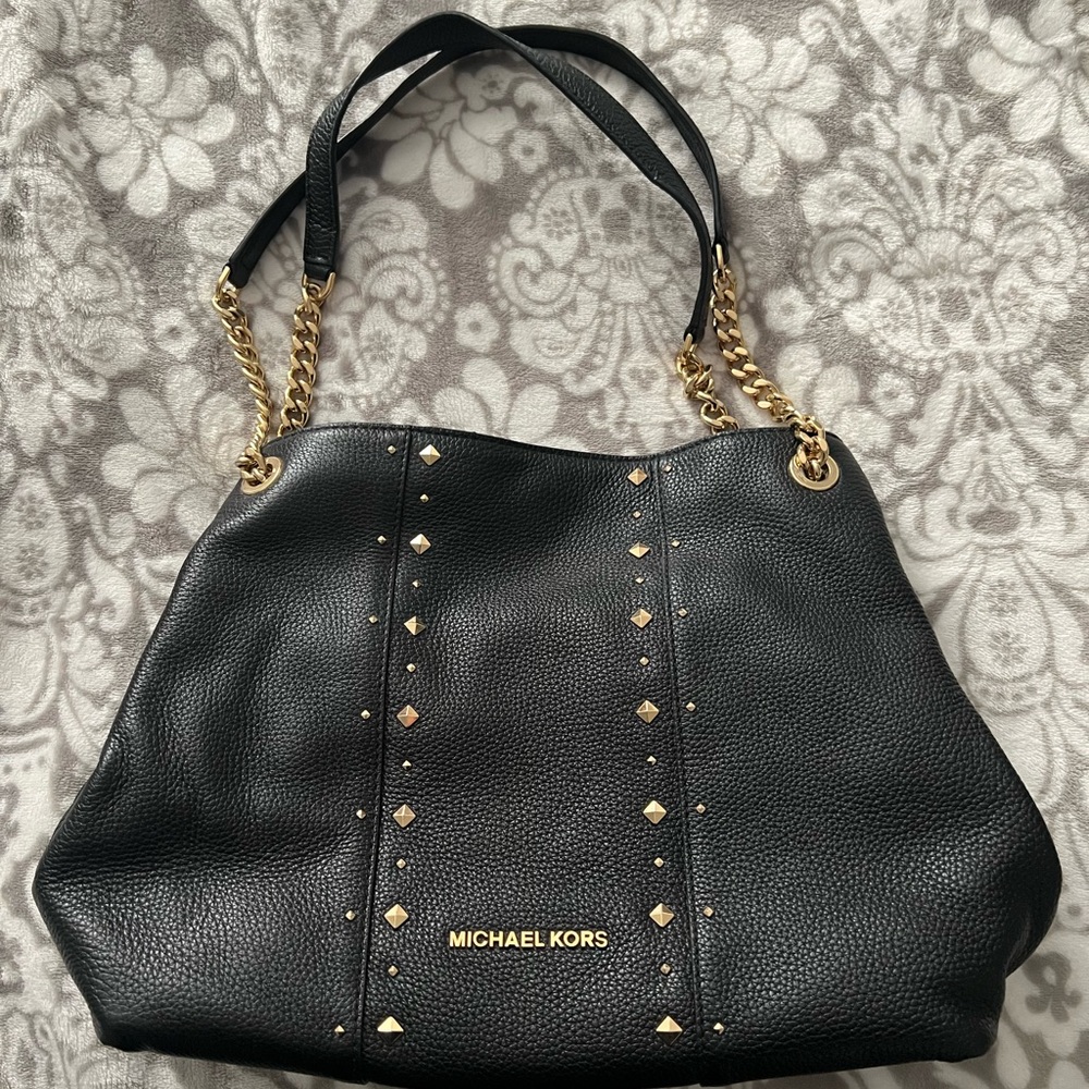 Michael Kors Black Leather bag